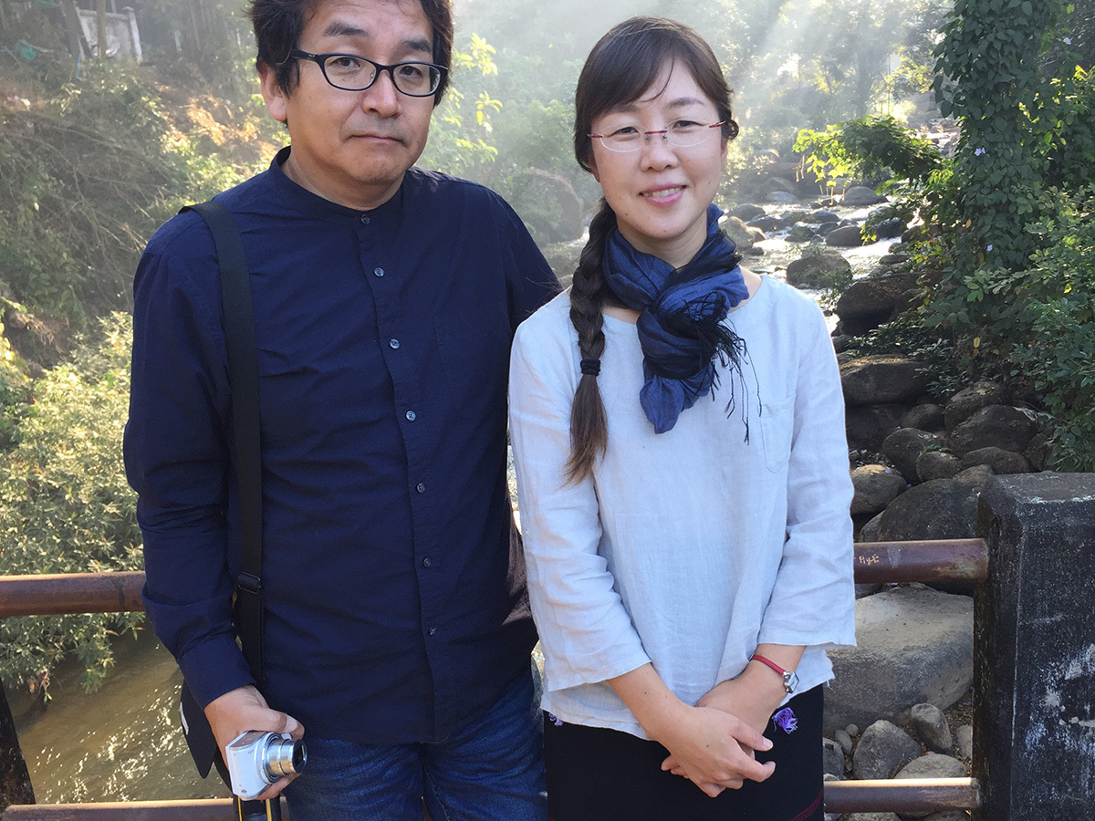 Nobue Higashi and her partner